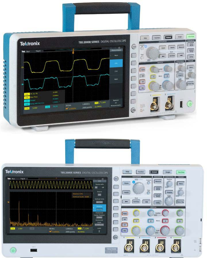 泰克 TBS2000 系列示波器：與多款競品對比